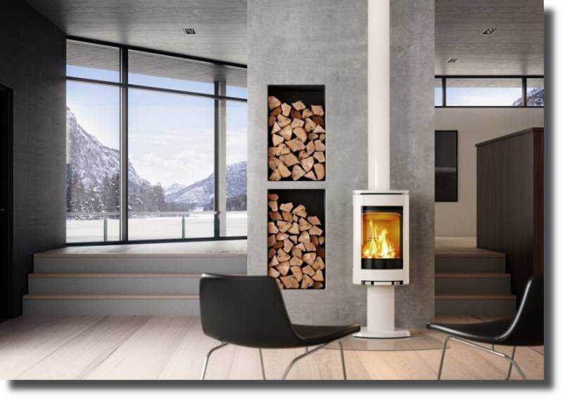 JOTUL F373 EMAILLE BLANC